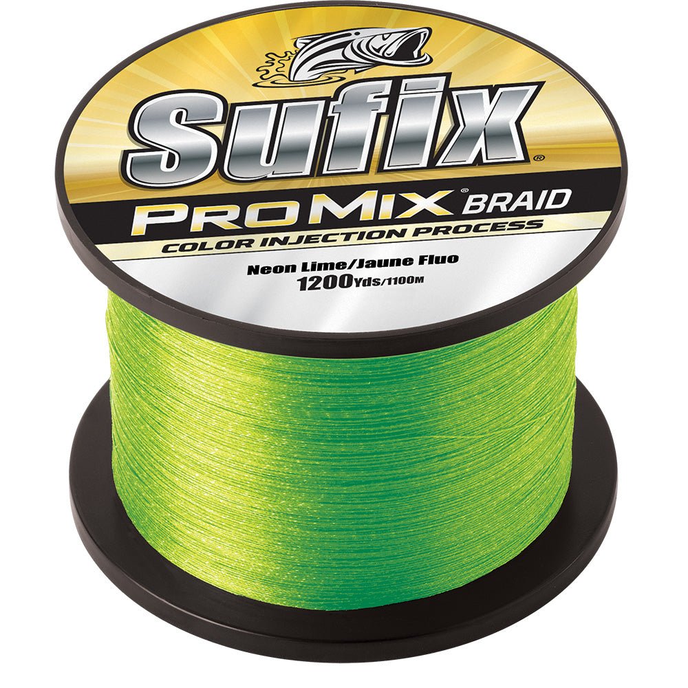 Sufix ProMix Braid - 50lb - Neon Lime - 1200 yds [630-350L] - Houseboatparts.com