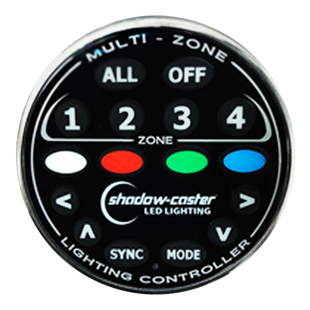 Shadow-Caster Round Zone Controller 4 Channel Remote f/MZ-LC or SCM-LC [SCM-ZC-REMOTE] - Houseboatparts.com