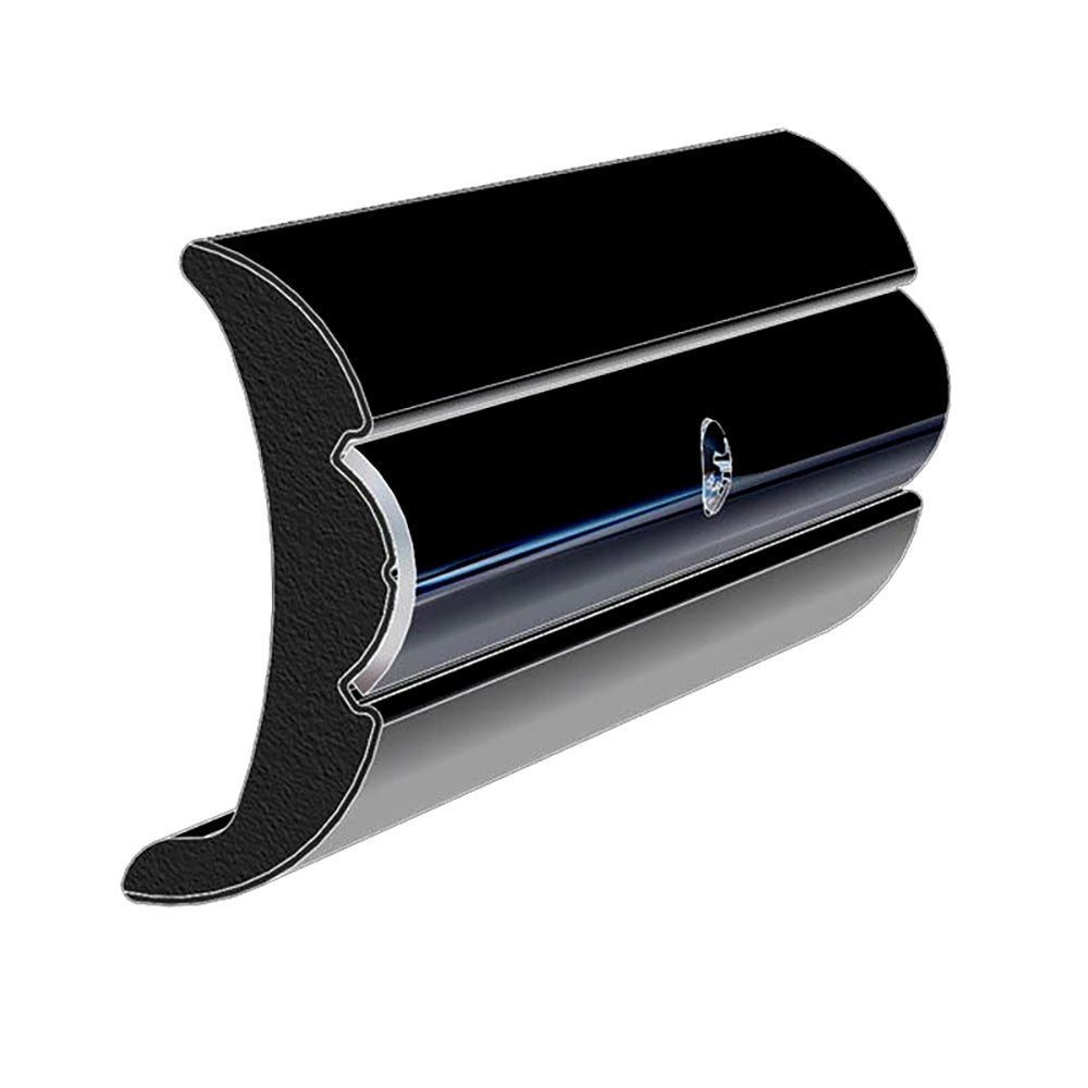 TACO Rigid Vinyl Flex-Core Rub Rail 2" x 7/8" - Black 60 [V21-9906BKA60D-1] - Houseboatparts.com