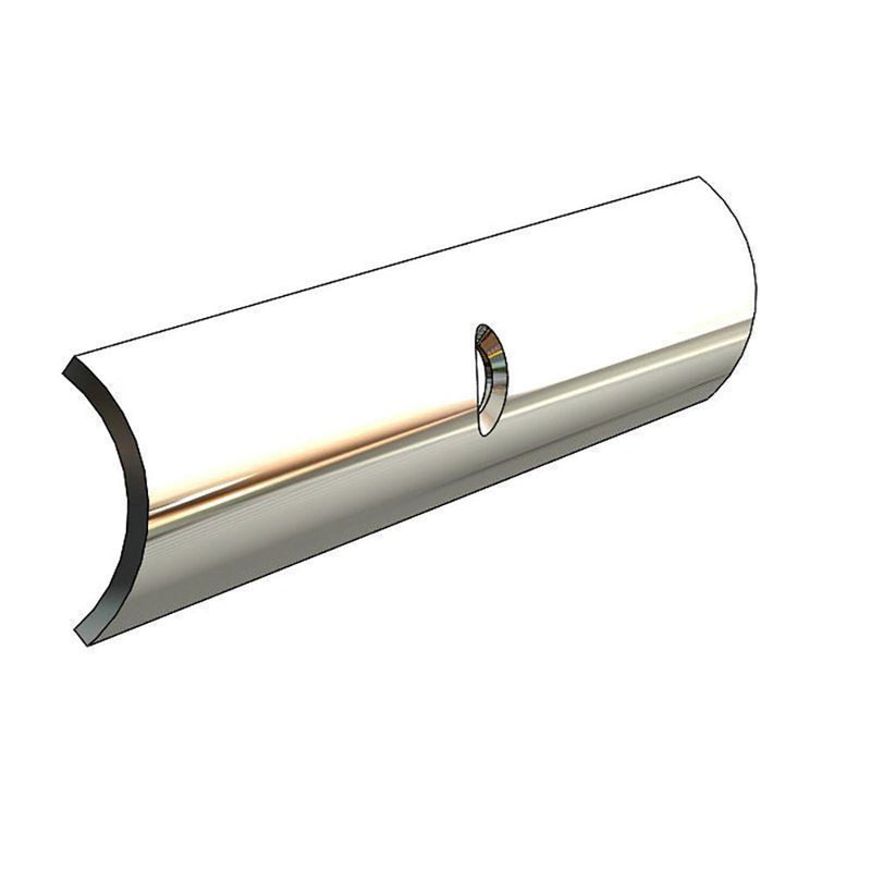 TACO Hollow Back 304 Stainless Steel Rub Rail Insert 3/4" x 6 [S11-4511P6-1] - Houseboatparts.com