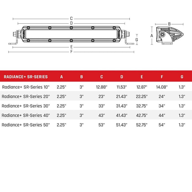 RIGID Industries Radiance+ SR-Series LED Light - 8 Option RGBW Backlight - 30" [230603] - Houseboatparts.com