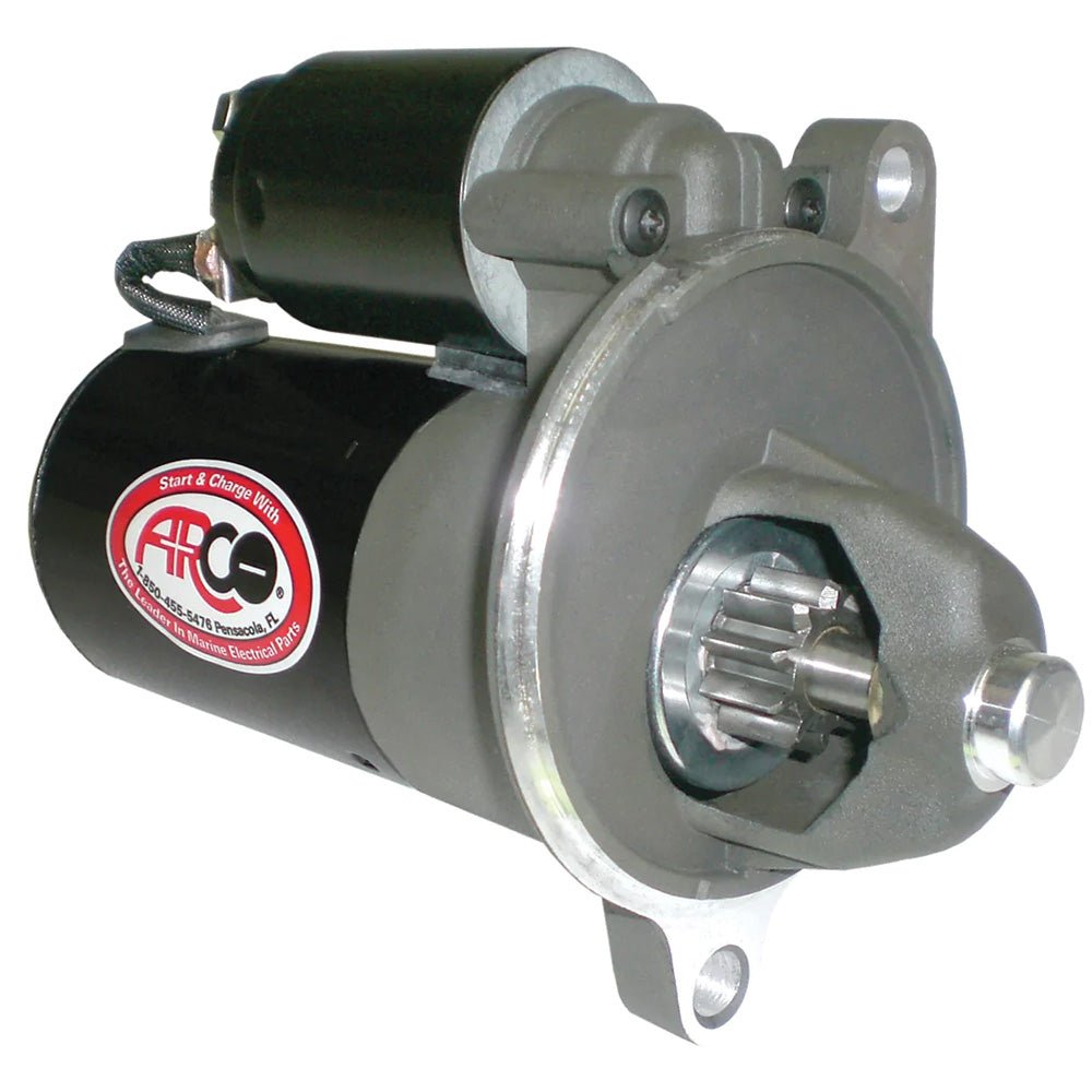 ARCO Marine High-Performance Inboard Starter w/Gear Reduction Permanent Magnet - Clockwise Rotation [70200] - Houseboatparts.com