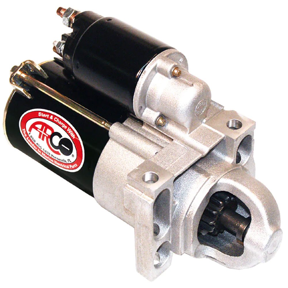 ARCO Marine Top Mount Inboard Starter w/Gear Reduction - Counter Clockwise Rotation [30462] - Houseboatparts.com