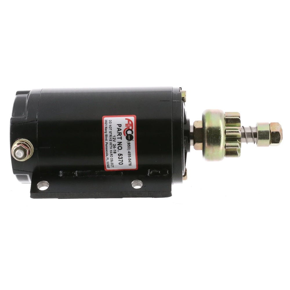 ARCO Marine Johnson/Evinrude Outboard Starter - 9 Tooth (Early Model) [5370] - Houseboatparts.com