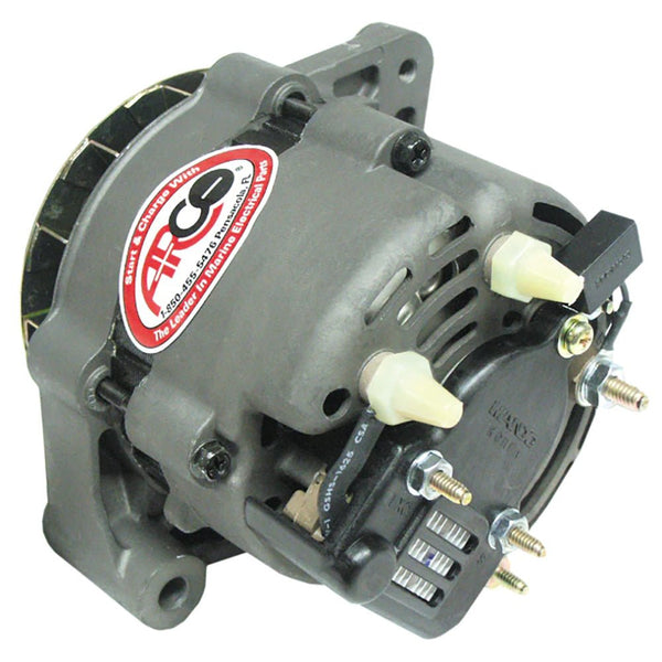 ARCO Marine Premium Replacement Inboard Alternator w/Single Groove Pulley - 12V 55A [60125] - Houseboatparts.com