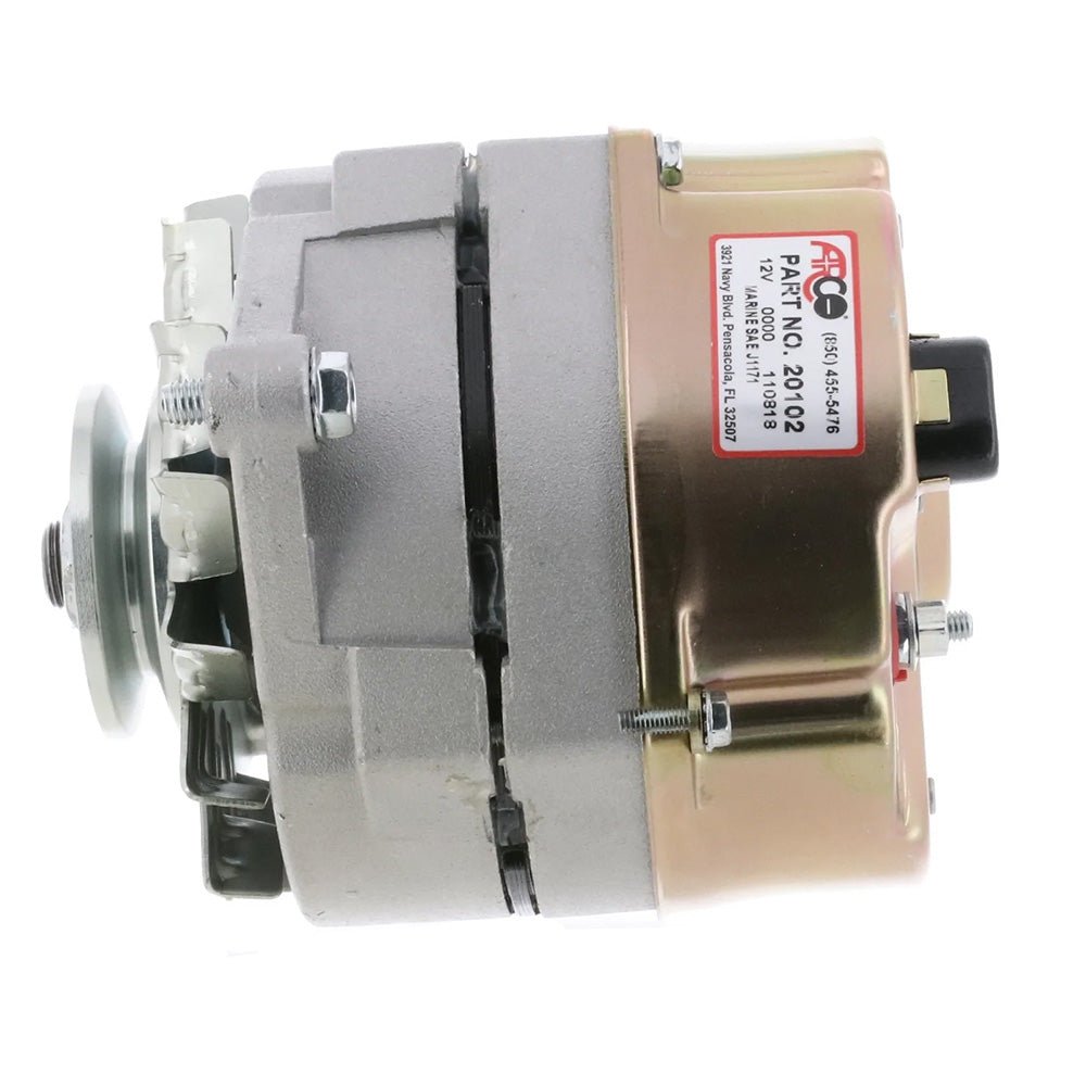 ARCO Marine Premium Replacement Alternator w/Single Groove Pulley - 12V 70A [20102] - Houseboatparts.com