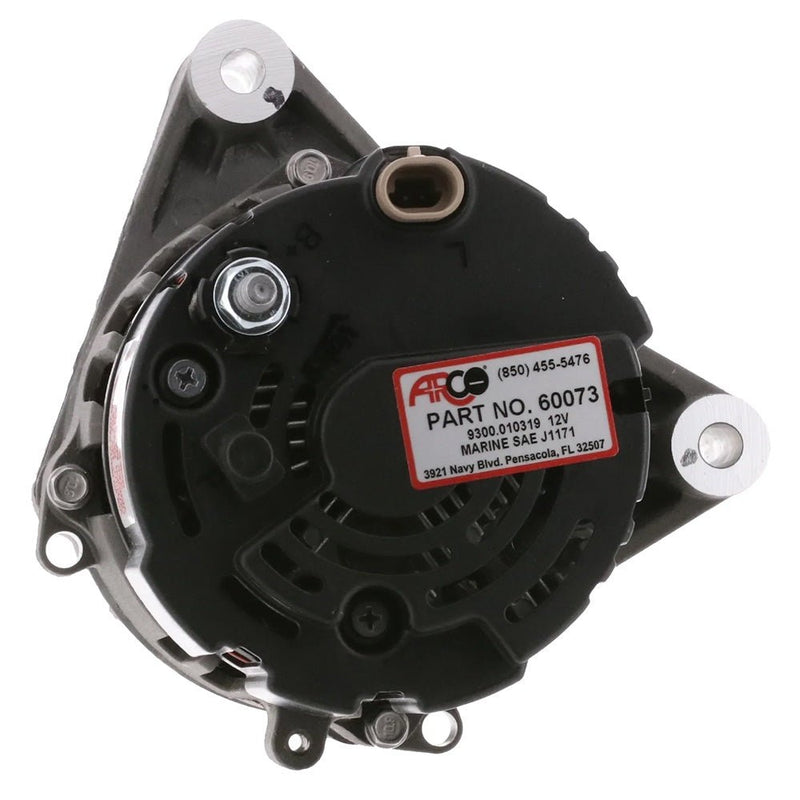 ARCO Marine Premium Replacement Inboard Alternator w/55mm Multi-Groove Pulley - 12V 65A [60073] - Houseboatparts.com
