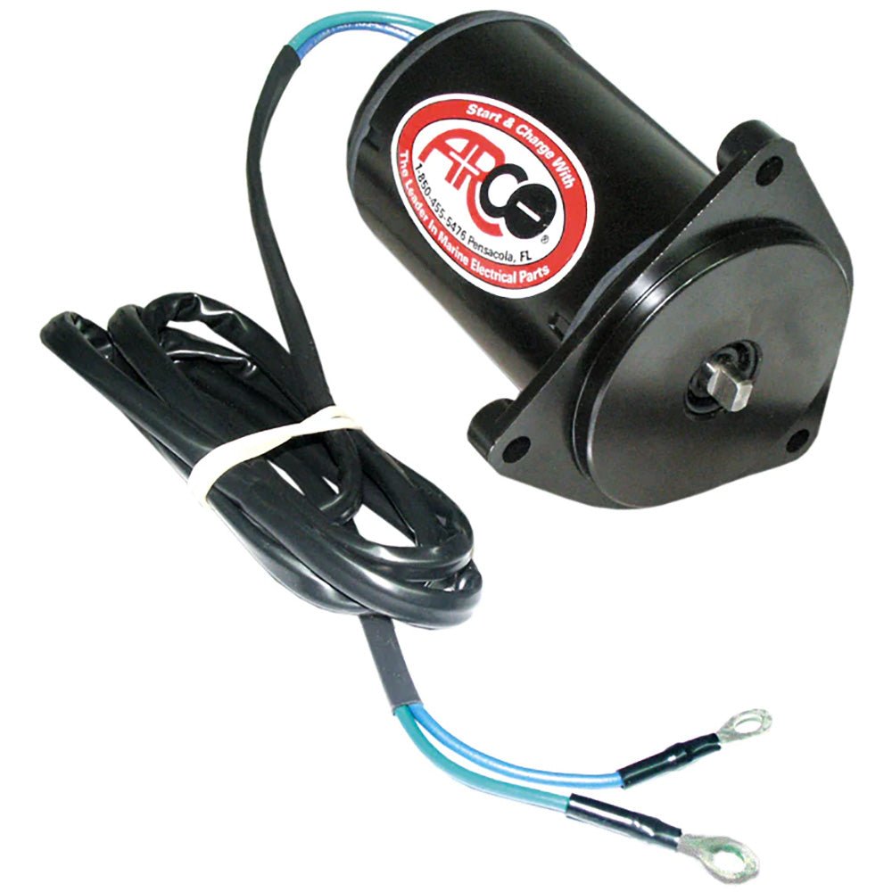 ARCO Marine Replacement Outboard Tilt Trim Motor - Yamaha, 2-Wire, 3 Bolt, Flat Blade [6260] - Houseboatparts.com