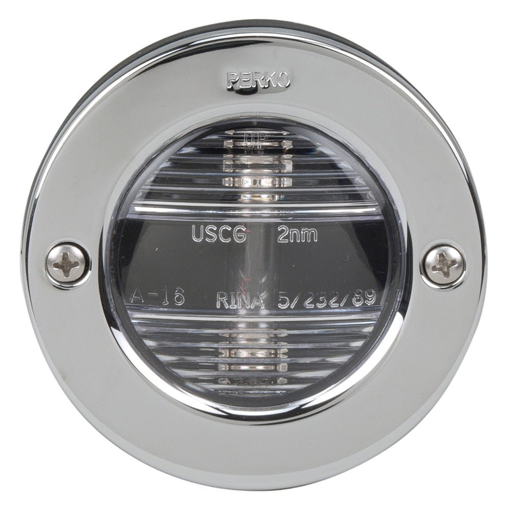 Perko Vertical Mount Stern Light 12VDC w/STS Bezel [0946DP1STS] - Houseboatparts.com