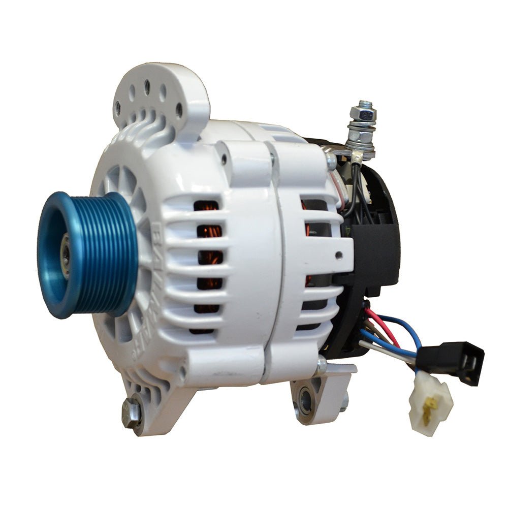 Balmar Alternator 100 AMP 12V 3.15" Dual Foot Saddle J10 Pulley w/Isolated Ground [60-100-J10] - Houseboatparts.com