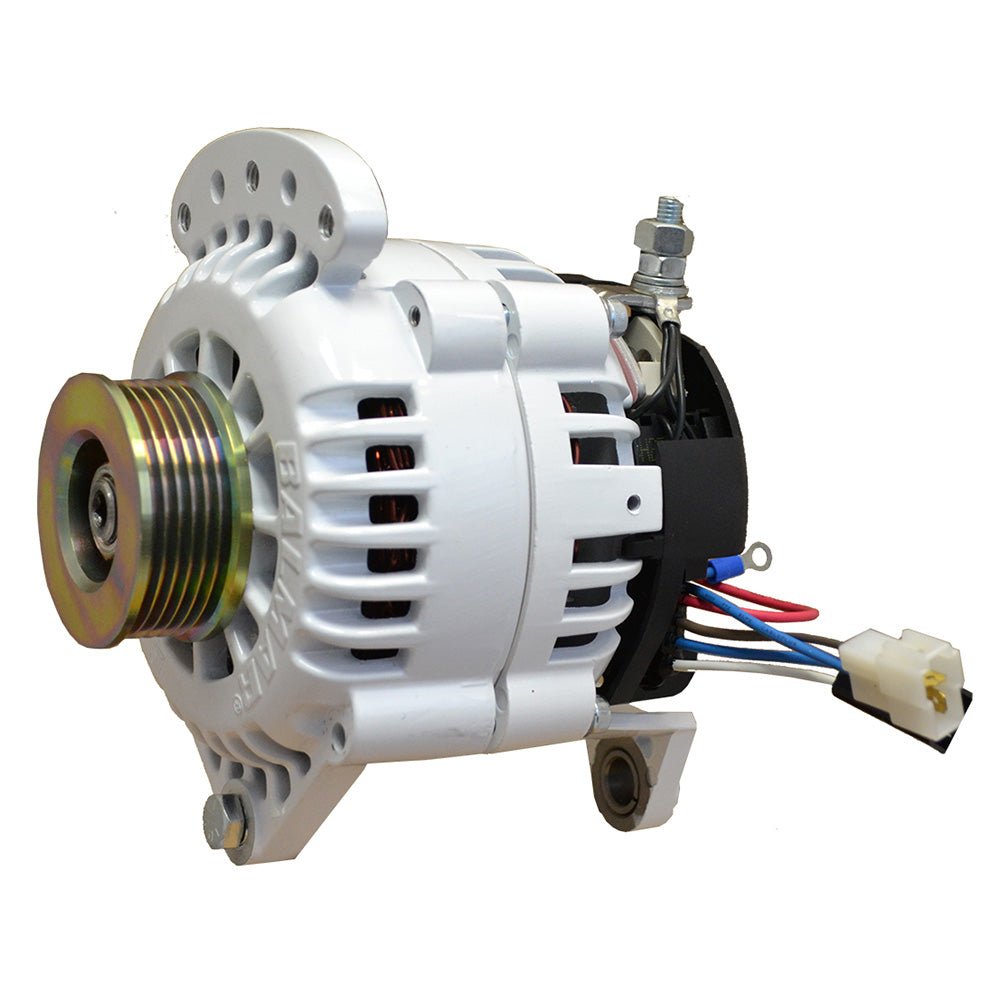 Balmar Alternator 120 AMP 12V 4" Dual Foot Saddle K6 Pulley w/Isolated Ground [604-120-K6] - Houseboatparts.com