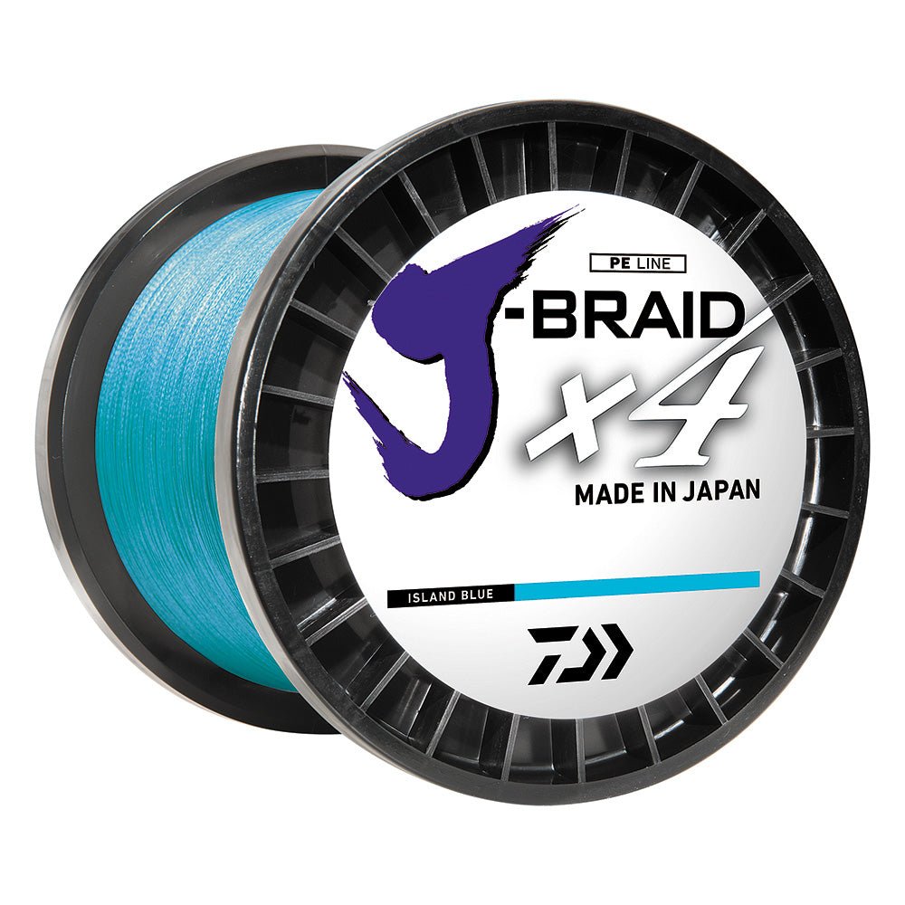 Daiwa J-BRAID x4 Braided Line - 30 lbs - 300 yds - Island Blue [JB4U30-300IB] - Houseboatparts.com