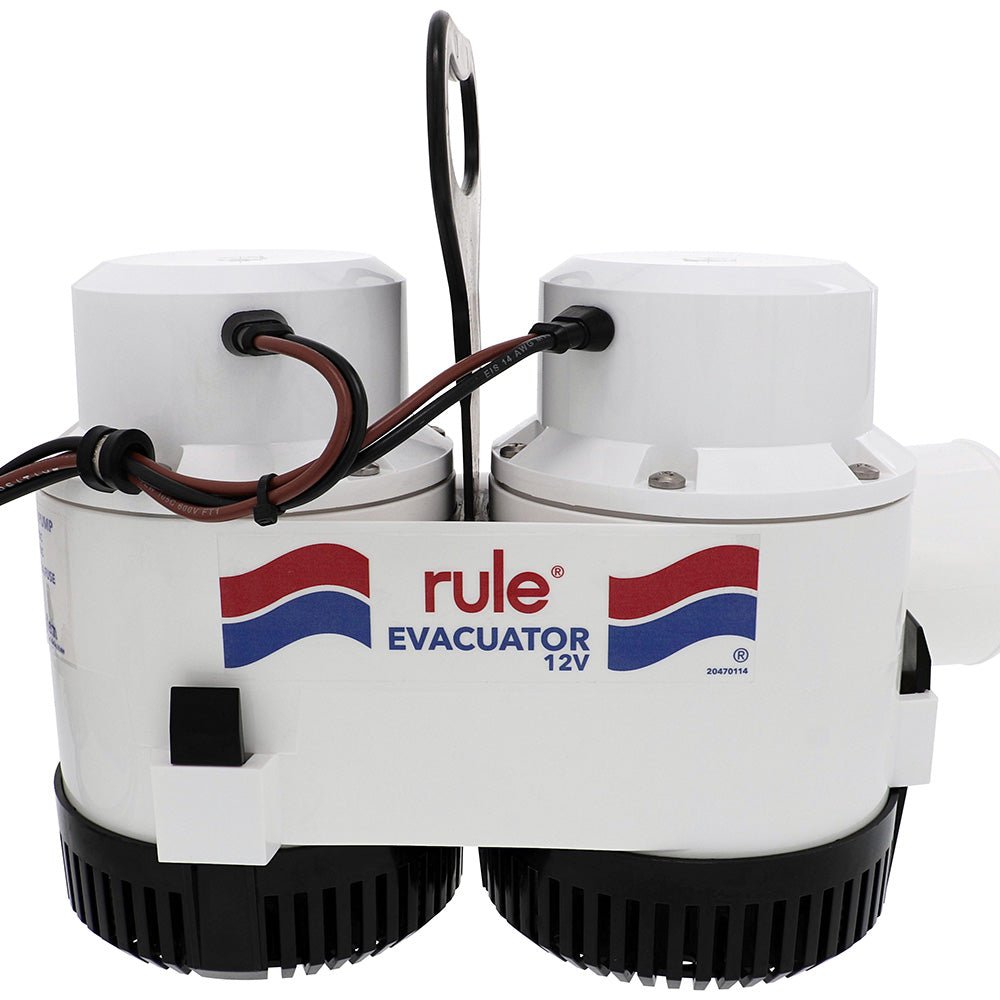 Rule 7700D GPH Evacuator Pump - 12V [7700D] - Houseboatparts.com