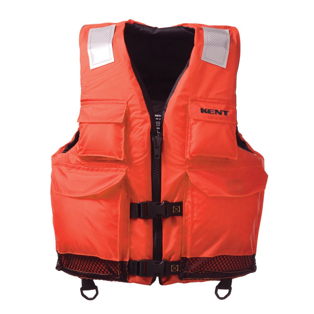 Kent Elite Dual-Sized Commercial Vest - L/XL - Orange [150200-200-050-23] - Houseboatparts.com