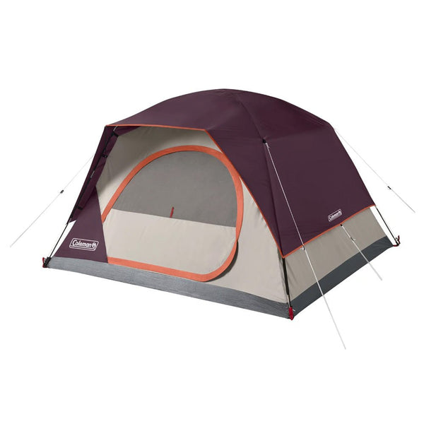 Coleman Skydome 4-Person Camping Tent - Blackberry [2154684] - Houseboatparts.com