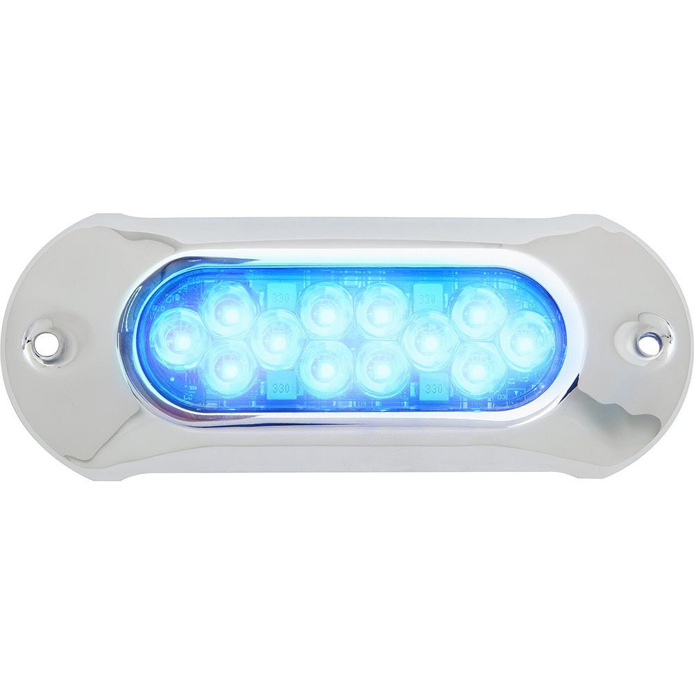 Attwood LightArmor HPX Underwater Light - 12 LED Blue [66UW12B-7] - Houseboatparts.com