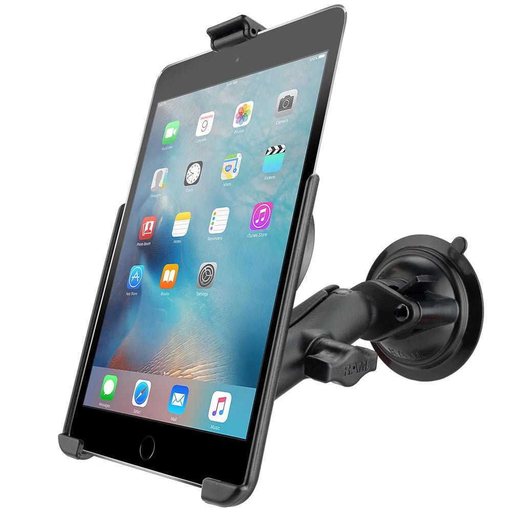 RAM Mount RAM Twist-Lock Suction Cup Mount f/Apple iPad mini 4 5 [RAM-B-166-AP20U] - Houseboatparts.com