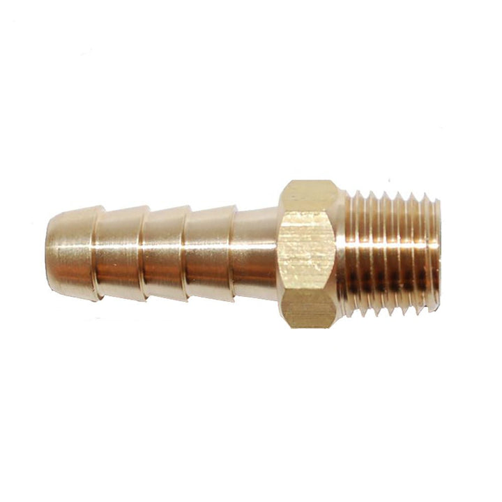Attwood Universal Brass Fuel Hose Fitting - 1/4" NPT x 5/16" Barb [88FBM101 - 6] - Houseboatparts.com