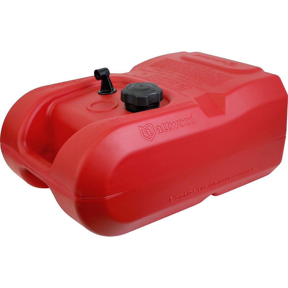 Attwood Portable Fuel Tank - 3 Gallon w/o Gauge [8803LP2] - Houseboatparts.com
