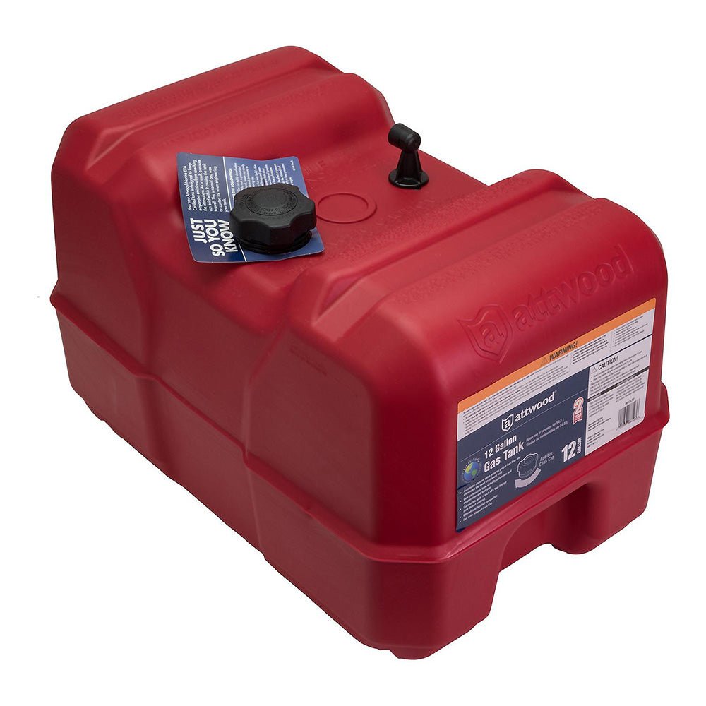 Attwood Portable Fuel Tank - 12 Gallon w/o Gauge [8812LP2] - Houseboatparts.com