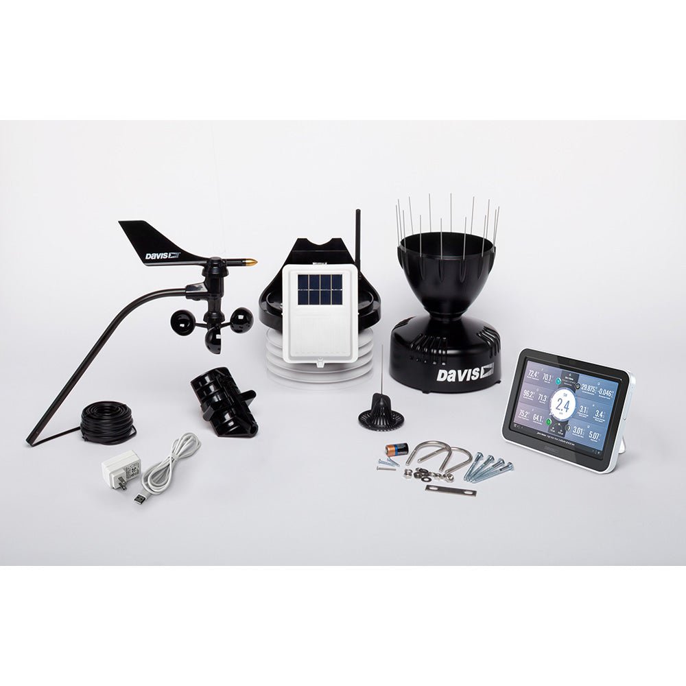 Davis Vantage Pro2 Wireless Weather Station w/WeatherLink Console Standard Radiation Shield [6252] - Houseboatparts.com