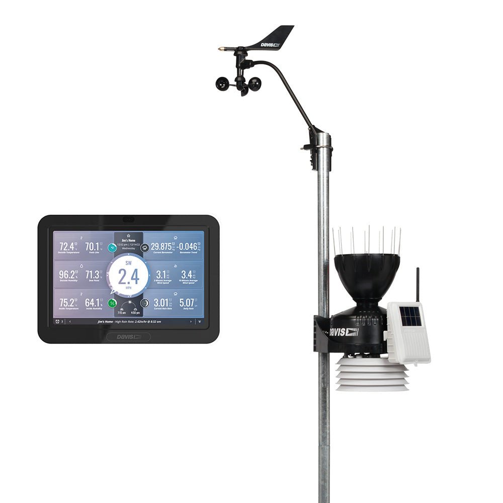 Davis Vantage Pro2 Wireless Weather Station w/WeatherLink Console Standard Radiation Shield [6252] - Houseboatparts.com