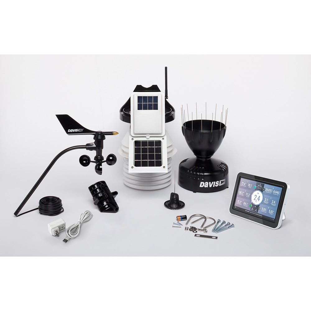 Davis Vantage Pro2 Wireless Weather Station w/WeatherLink Console 24hr Fan Aspirated Radiation Shield [6253] - Houseboatparts.com