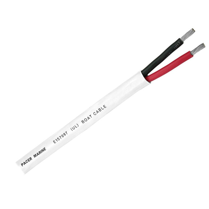 Pacer Duplex 2 Conductor Cable - 250 - 14/2 AWG - Red, Black [WR14/2DC-250] - Houseboatparts.com