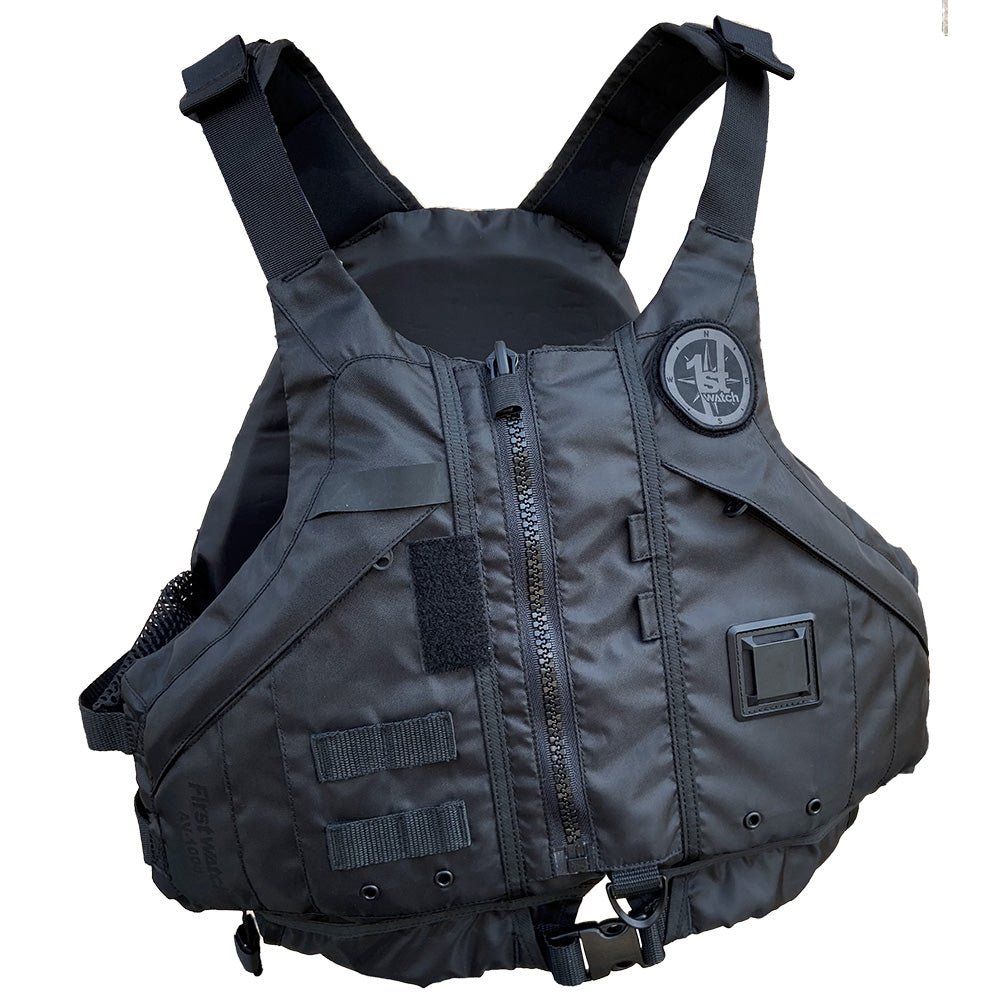 First Watch AV-1000 Kayak Style Duty PFD - Black - M/L [AV-1000-BK-M/L] - Houseboatparts.com