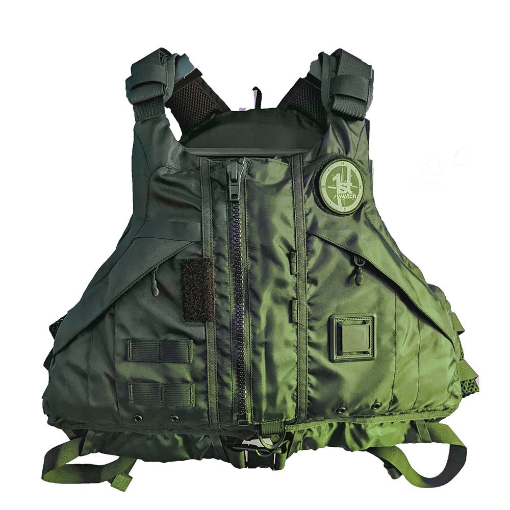 First Watch AV-1000 Kayak Style Duty PFD - Green - M/L [AV-1000-GN-M/L] - Houseboatparts.com