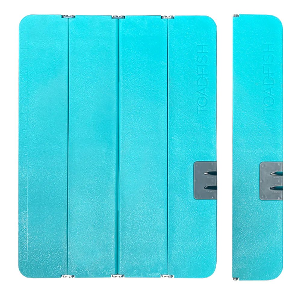 Toadfish Stowaway Folding Cutting Board w/Built-In Knife Sharpener - Teal [1054] - Houseboatparts.com