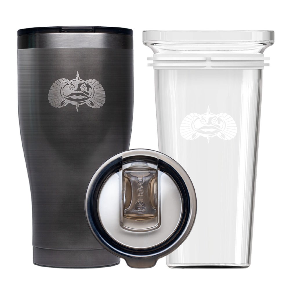 Toadfish Non-Tipping 20oz Tumbler - Graphite [1134] - Houseboatparts.com