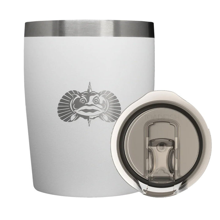 Toadfish Non-Tipping 10oz Rocks Tumbler - White [1076] - Houseboatparts.com