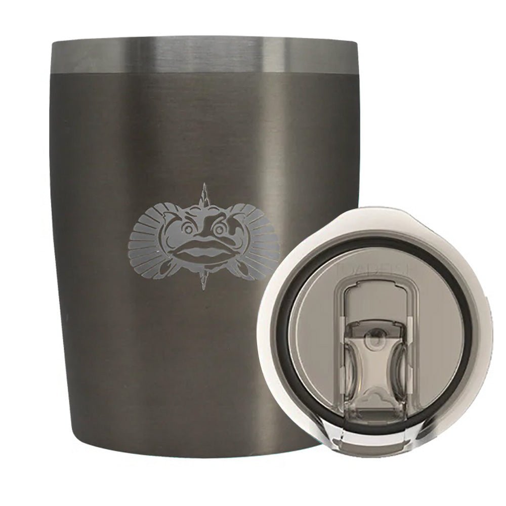 Toadfish Non-Tipping 10oz Rocks Tumbler - Graphite [1077] - Houseboatparts.com