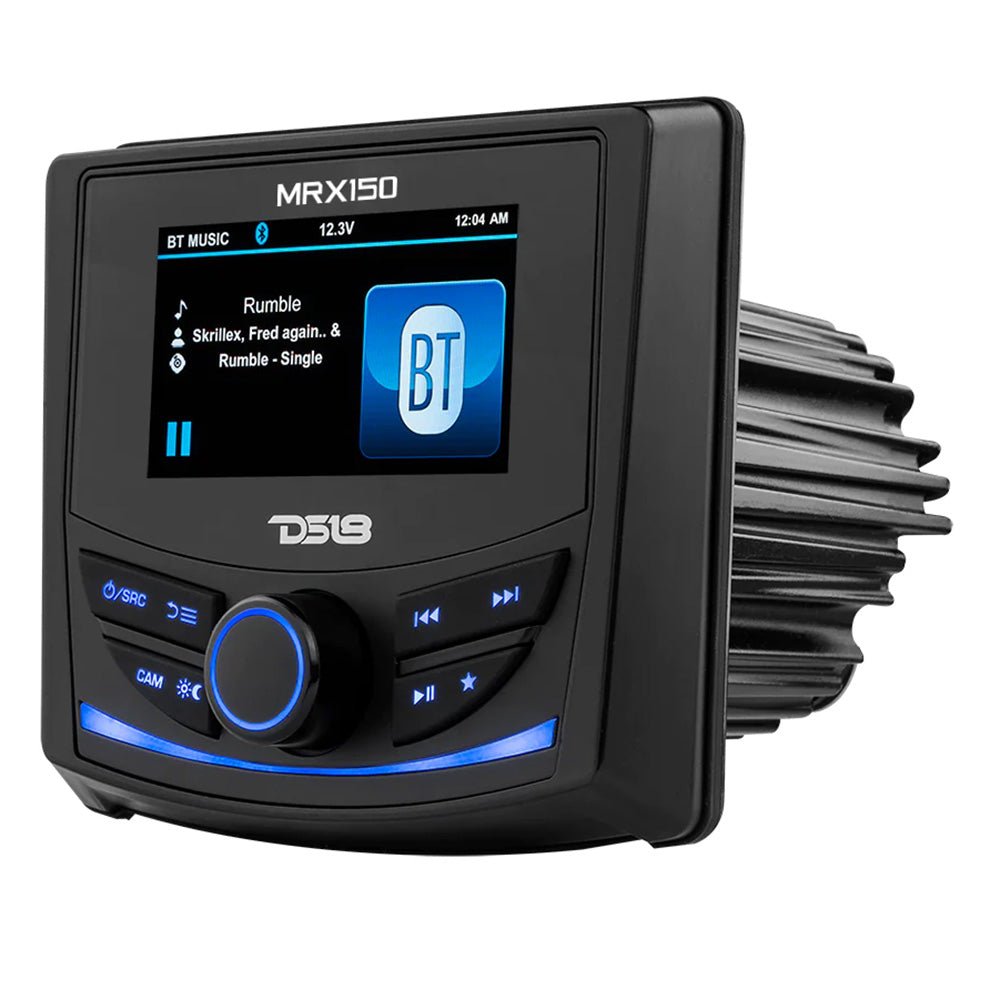 DS18 MRX150 2 Zone Marine Powersports Head Unit w/3" Color TFT Display Bluetooth - 4 x 40W [MRX150] - Houseboatparts.com