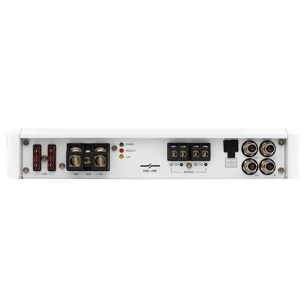 DS18 NXL-M2 Full Range 2 Channel IPX5 Marine Grade Amplifier - 250 x 2W @ 4-Ohm [NXL-M2] - Houseboatparts.com