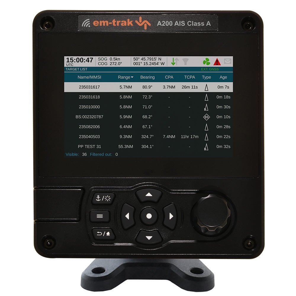 em-trak A200 Class A AIS Transceiver [425-0012] - Houseboatparts.com