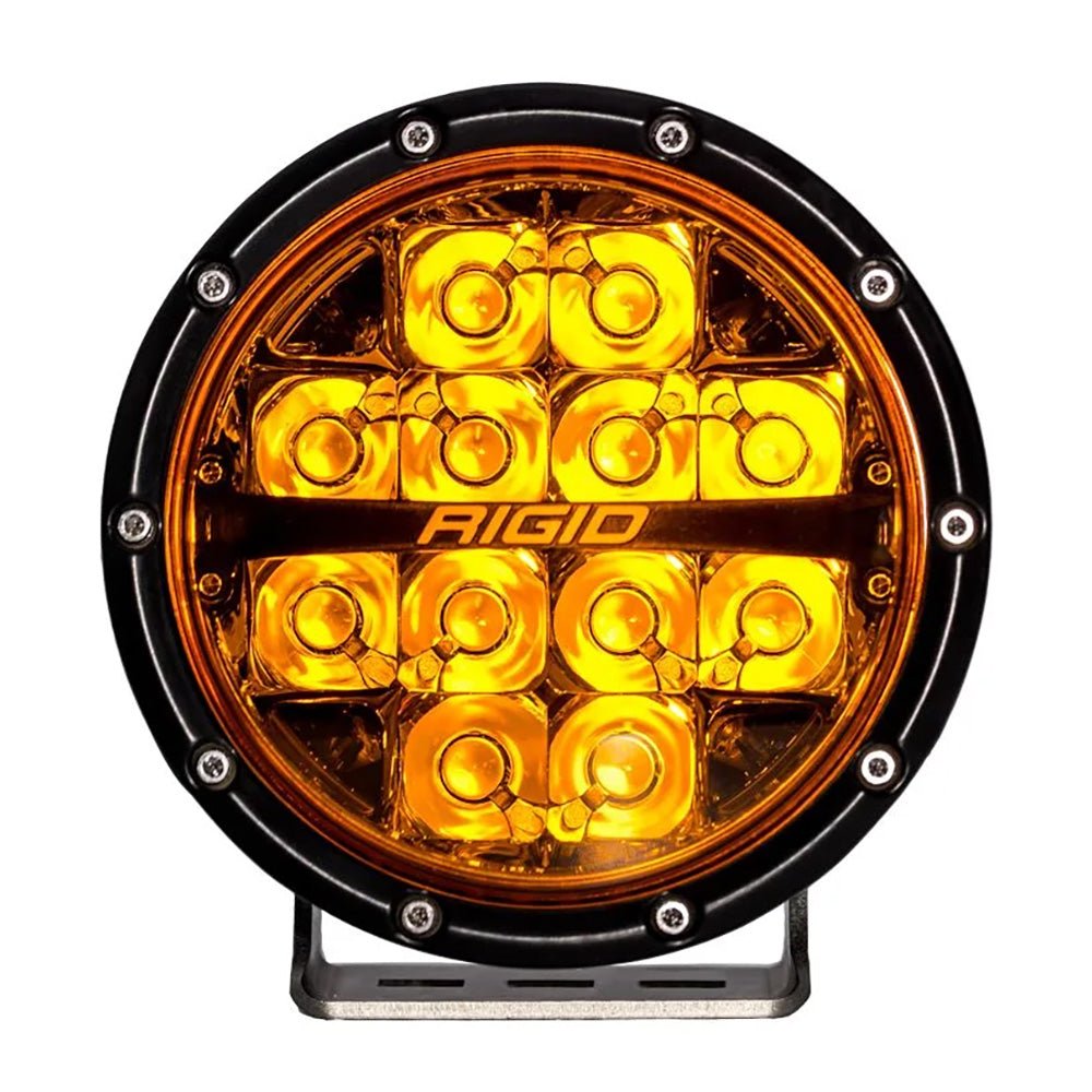 RIGID Industries 360 Series 6" Spot w/Amber Pro Lens - Pair [36210] - Houseboatparts.com