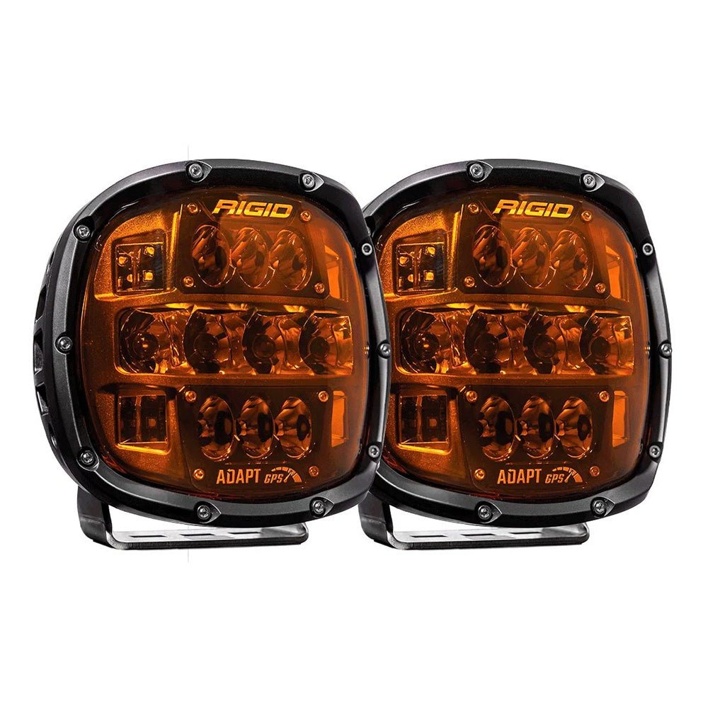 RIGID Industries Adapt XP w/Amber Pro Lens - Pair [300515] - Houseboatparts.com