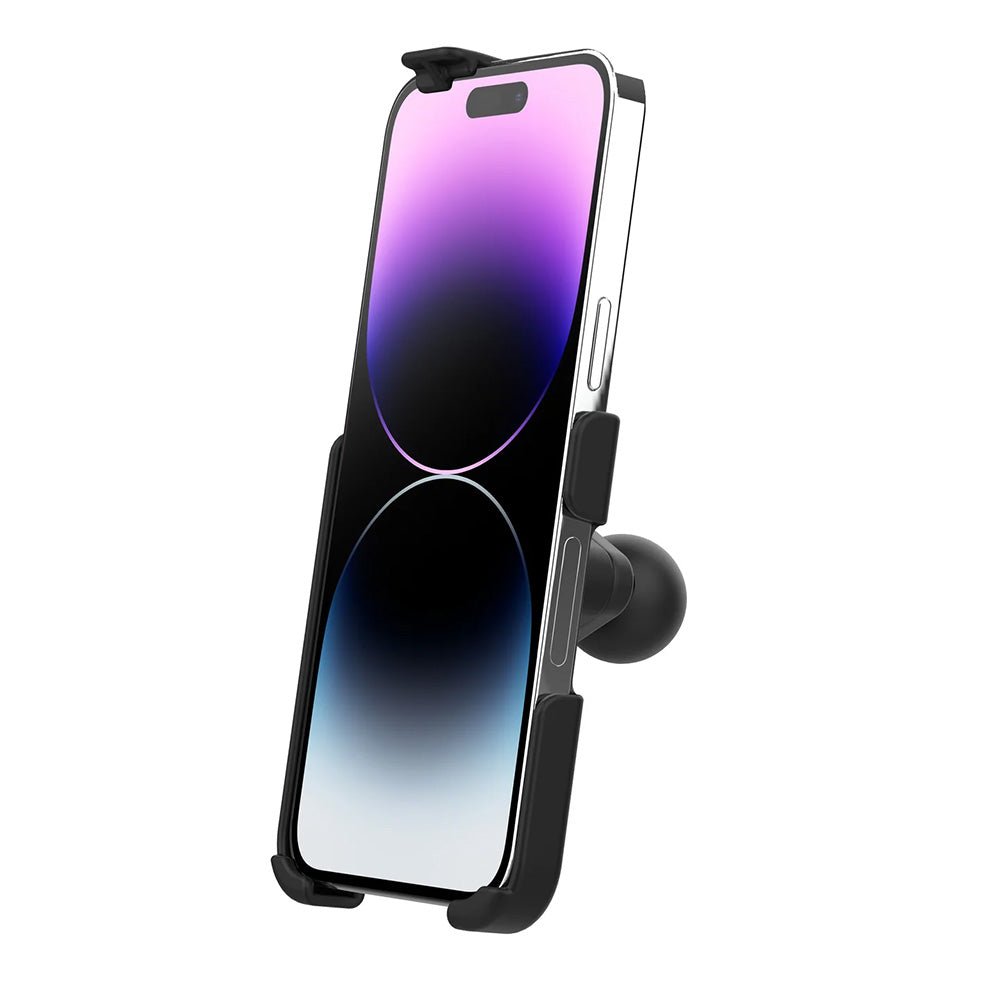 RAM Mount RAM Form-Fit Holder f/iPhone 13 Pro Max, 14 Plus Pro Max w/Ball [RAM-HOL-AP39BU] - Houseboatparts.com