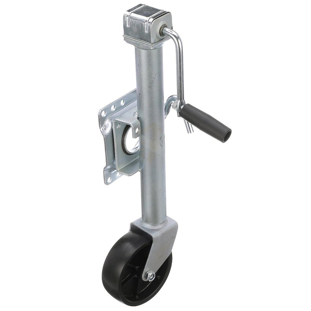 Attwood Fold-Up Trailer Jack - 1000 lb Capacity - Single Wheel [11127-4] - Houseboatparts.com