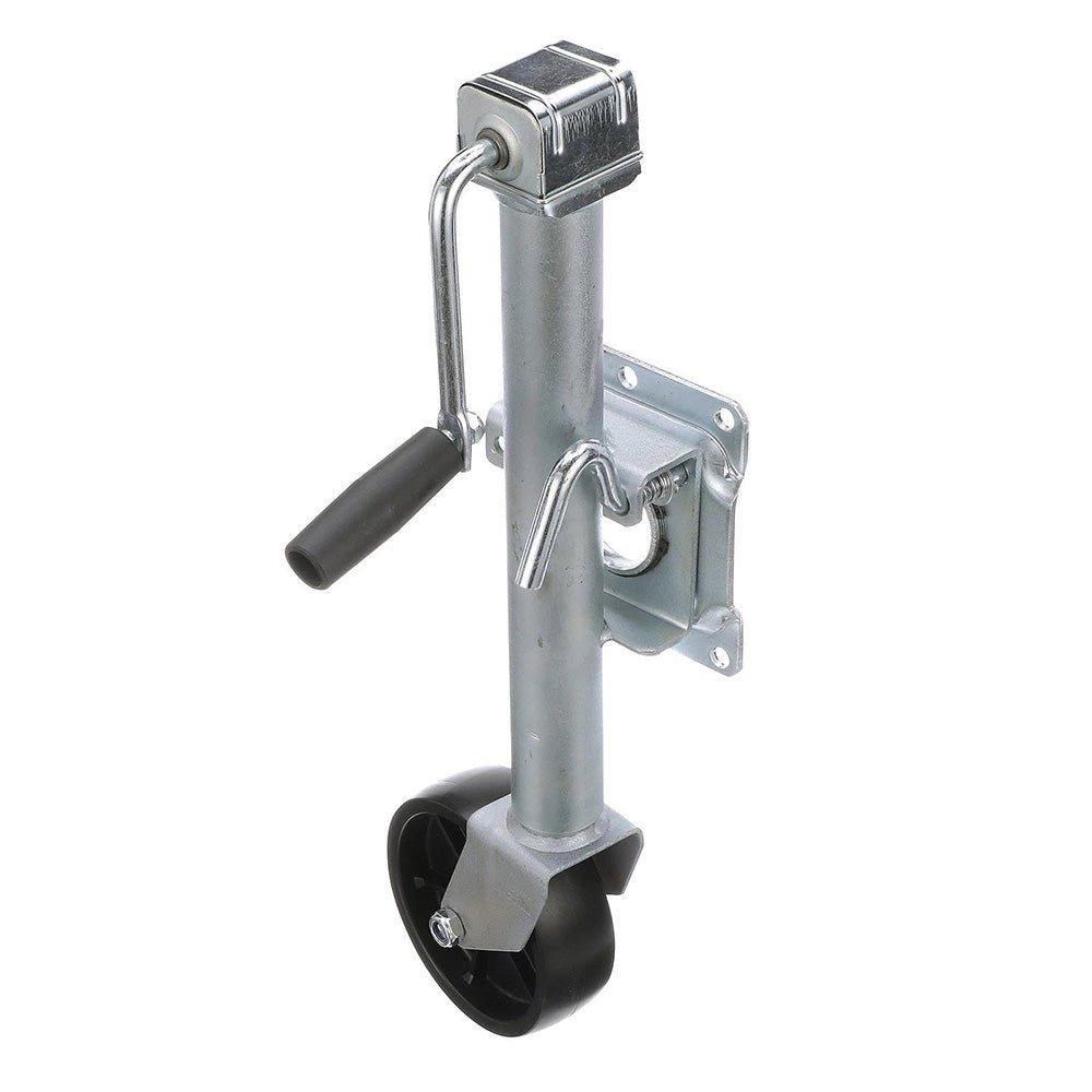 Attwood Fold-Up Trailer Jack - 1000 lb Capacity - Single Wheel [11127-4] - Houseboatparts.com