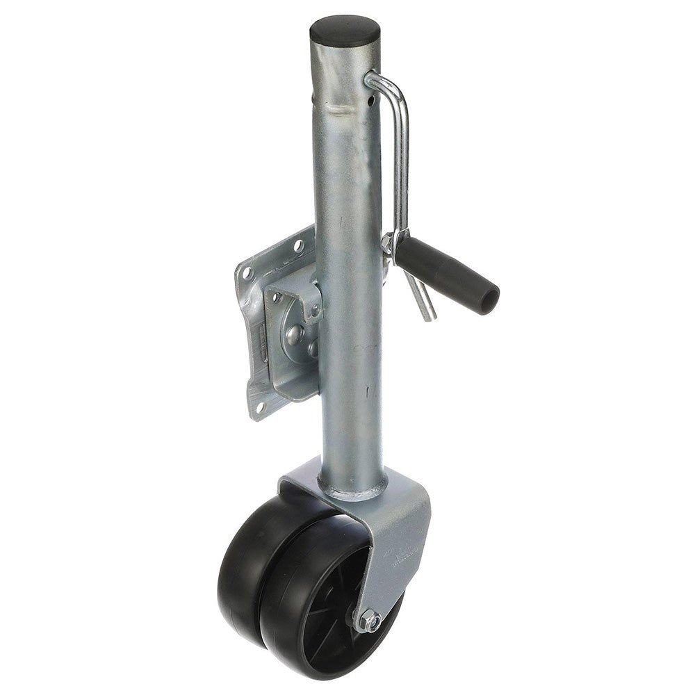 Attwood Fold-Up Trailer Jack - 1500 lb Capacity - Dual Wheel [11126-4] - Houseboatparts.com