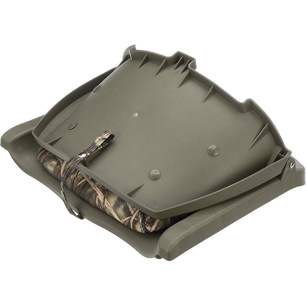 Attwood Swivl-Eze Padded Flip Seat - Camo [98391GNMX] - Houseboatparts.com