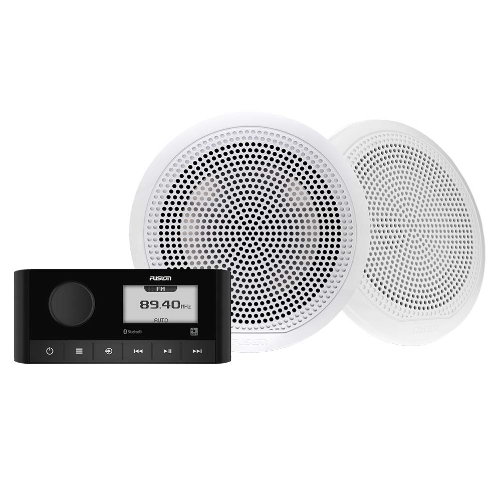 Fusion MS-RA60 6.5" EL Sports Speaker Kit - White Speakers [010-02405-51] - Houseboatparts.com