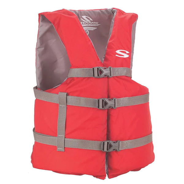 Stearns Classic Series Adult Universal Oversized Life Jacket - Red [2159352] - Houseboatparts.com