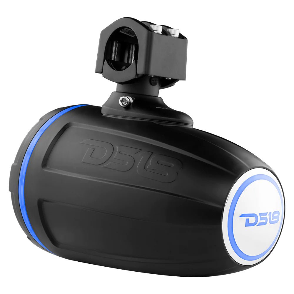 DS18 HYDRO 1.75" Driver Wakeboard Pod Tower Speaker w/Integrated RGB LED Lights - Black - 900W [NXL-XDT/BK] - Houseboatparts.com