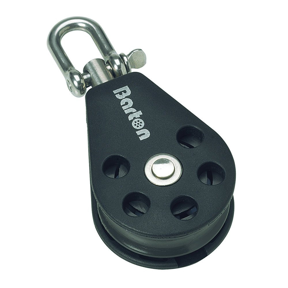 Barton Marine Size 1 Single Swivel Block w/Becket [N01130] - Houseboatparts.com