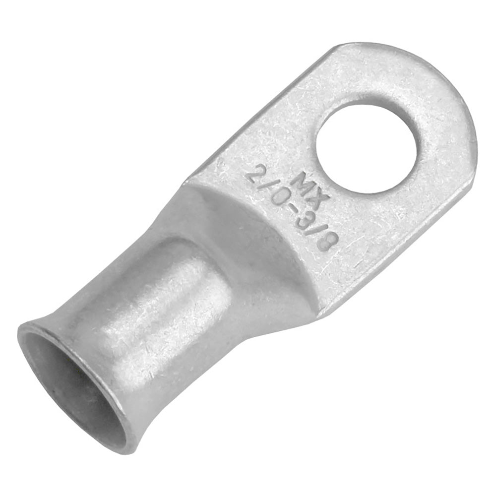 Pacer Tinned Lug 2/0 AWG - 3/8" Stud Size - 2 Pack [TAE2/0 - 38R - 2] - Houseboatparts.com