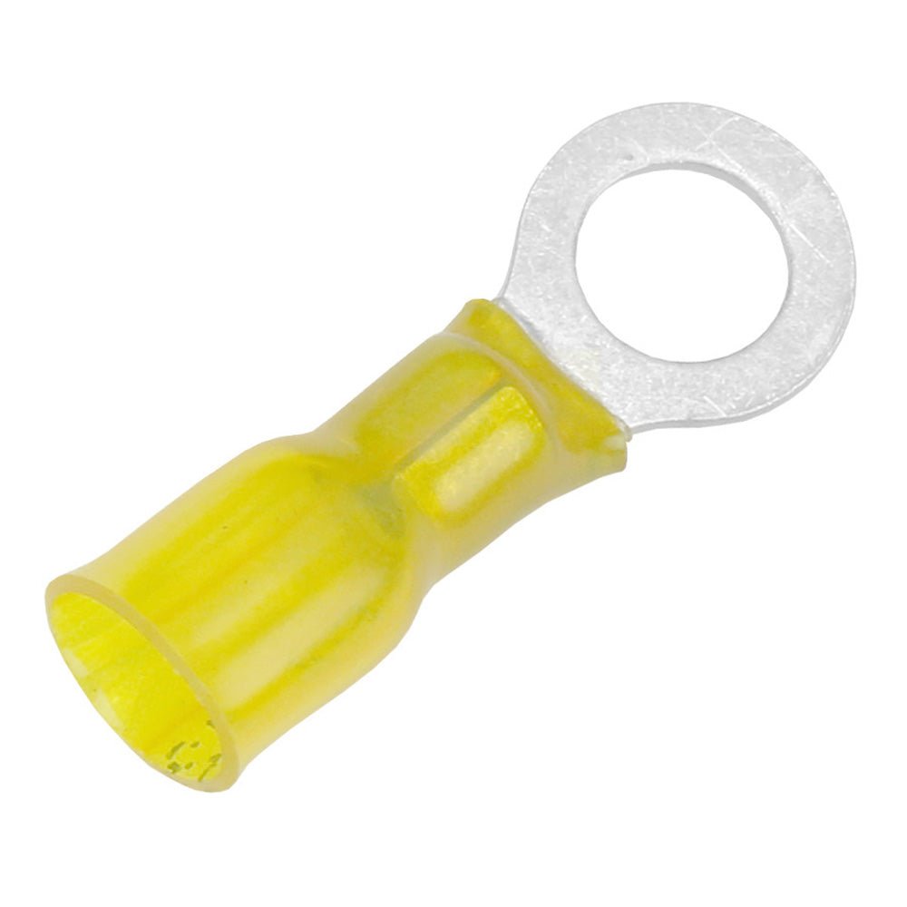 Pacer 12-10 AWG Heat Shrink Ring Terminal - 5/16" Stud Size - 25 Pack [TE10-56R-25] - Houseboatparts.com